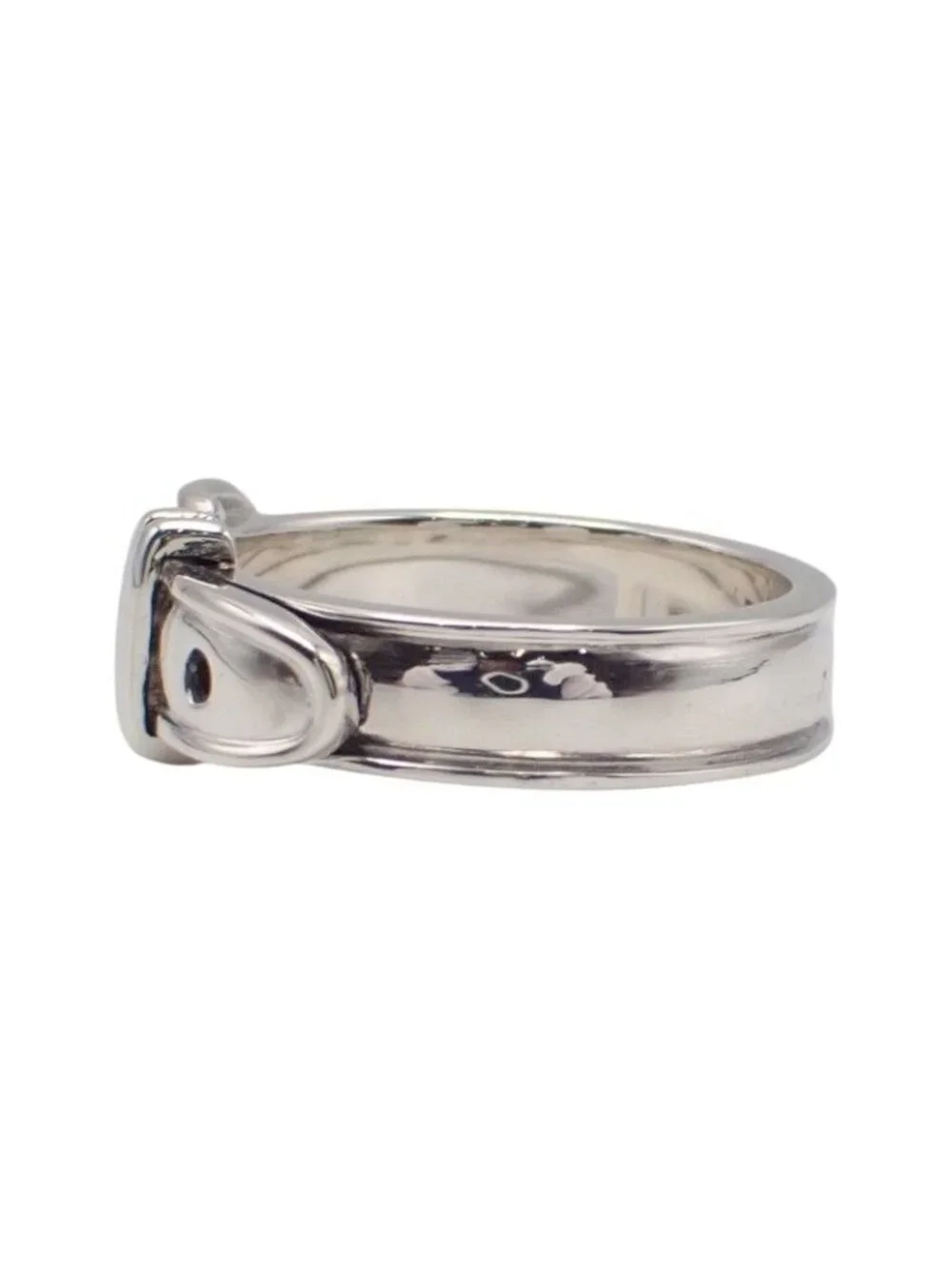 Hermes Ceinture Belt Ring 49 925 Sterling Silver Accessory